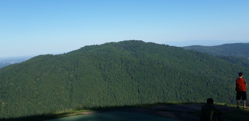 View of Squak Mountain from Poo Poo Point, Tiger Mountain, WA, 6/15