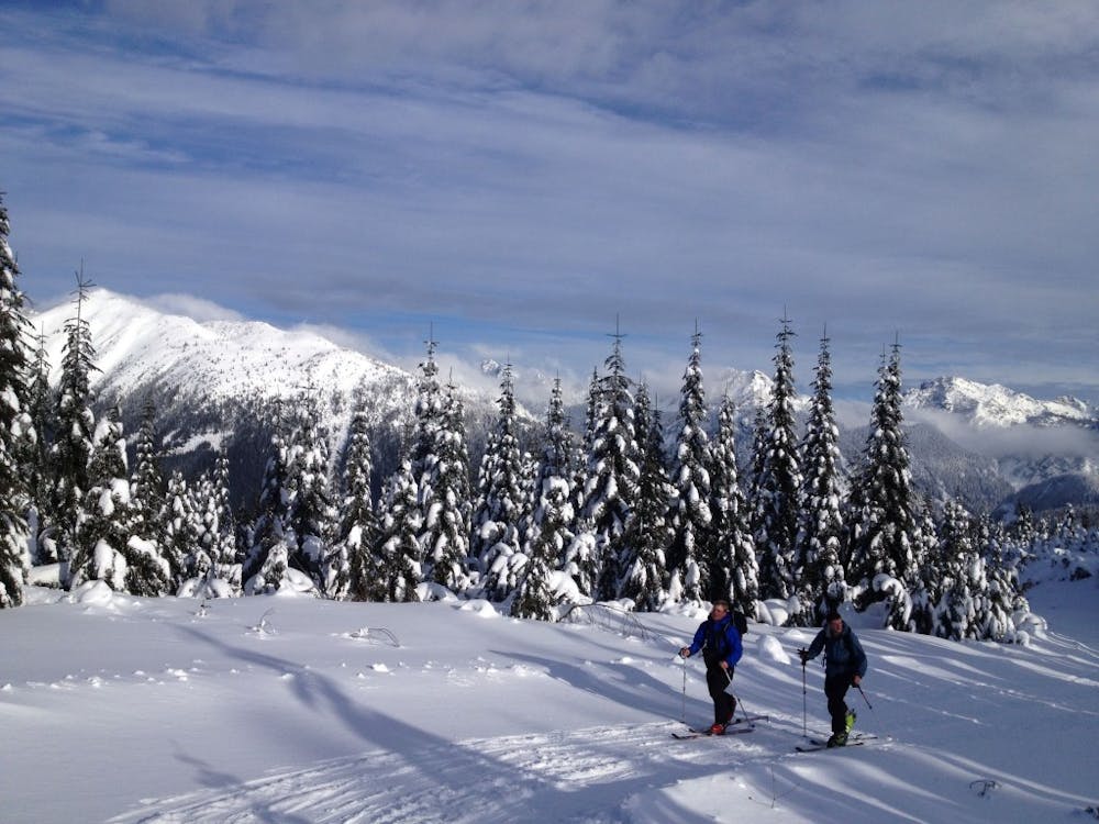 Hiking along the Snoqualmie Pass Nordic Trails