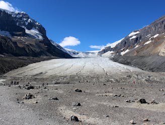 Hike to the Toe of the Athabasca Glacier