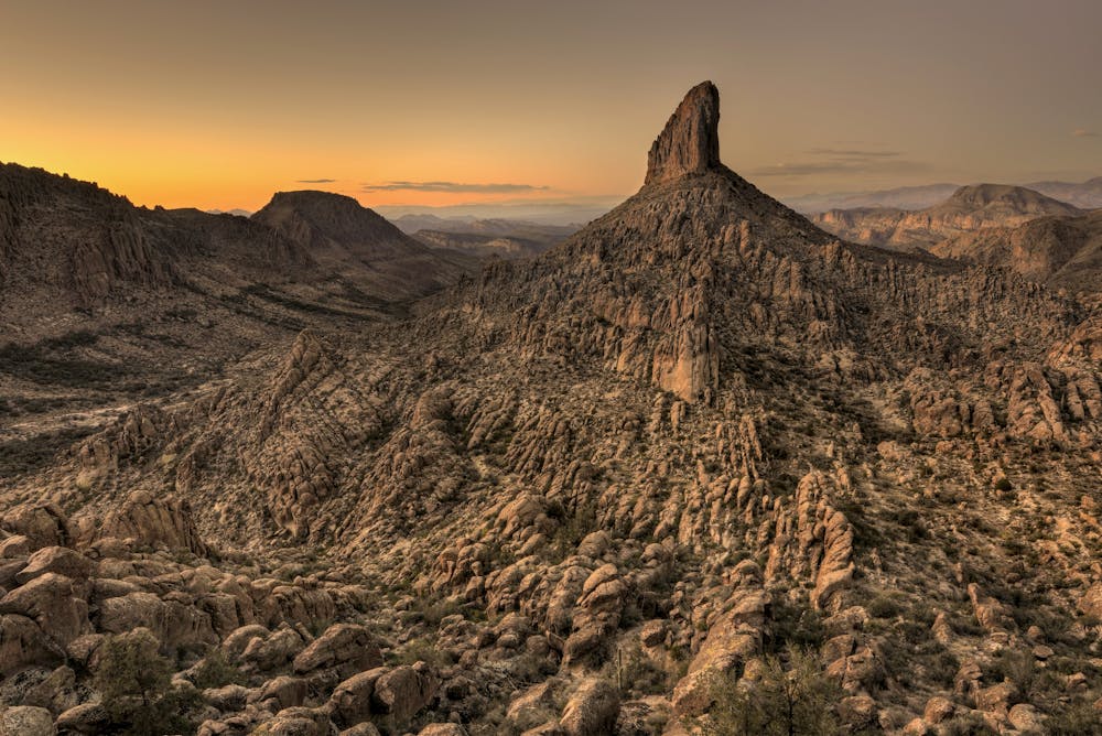 Photo from Weavers Needle via the Peralta Canyon Trail
