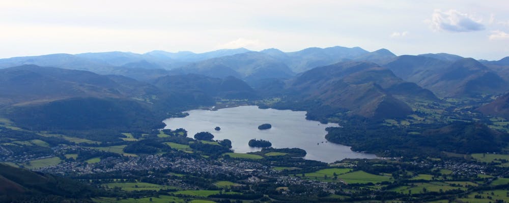 The Lake District in all its glory, from one of its best viewpoints - Skiddaw Little Man