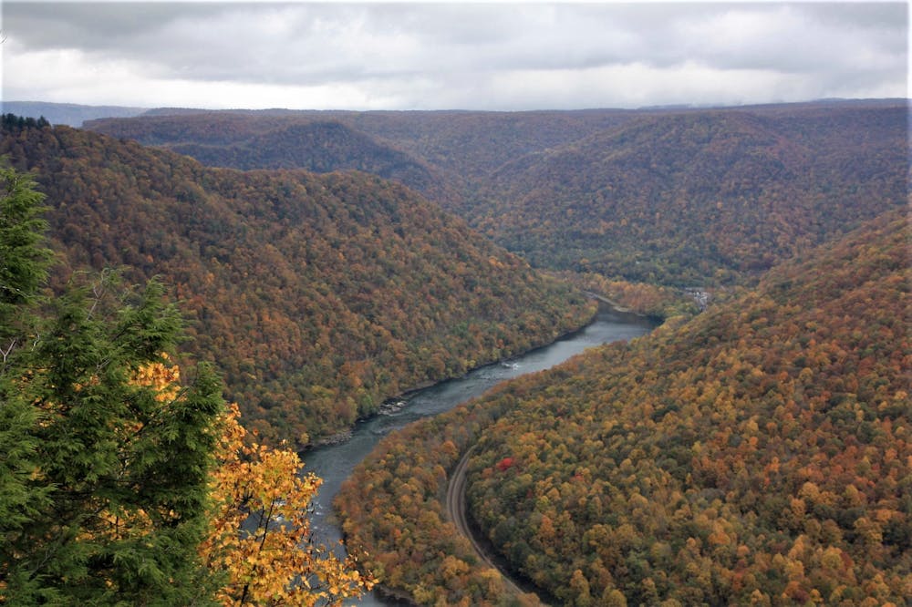 New River Gorge from Grandview Overlook