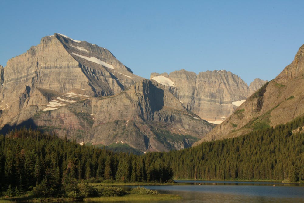 Mount Gould over Swiftcurrent Lake