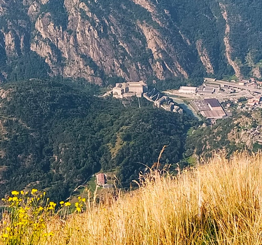 Forte di Bard from summit