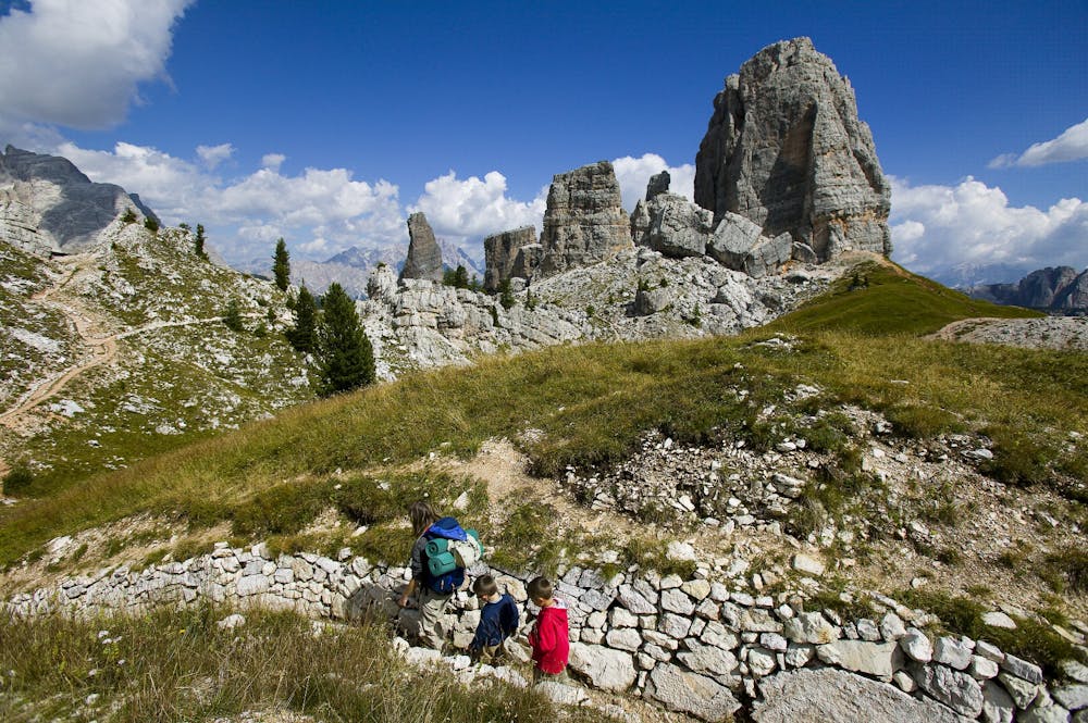 Photo from Walk at the foot of the Cinque Torri peaks