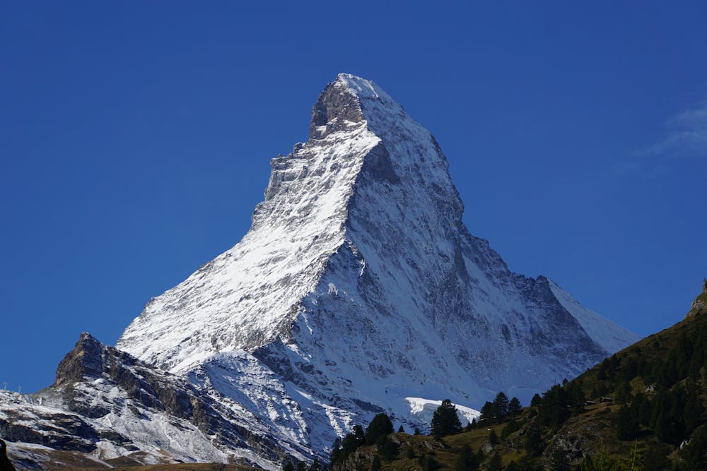 The iconic N Face of the Matterhorn