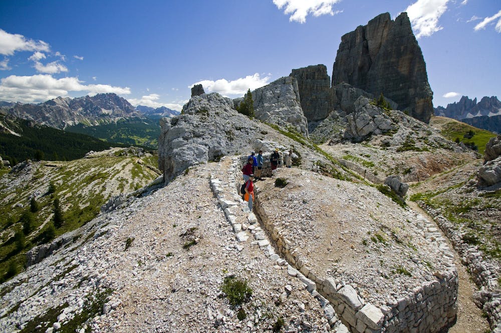 Photo from Walk at the foot of the Cinque Torri peaks