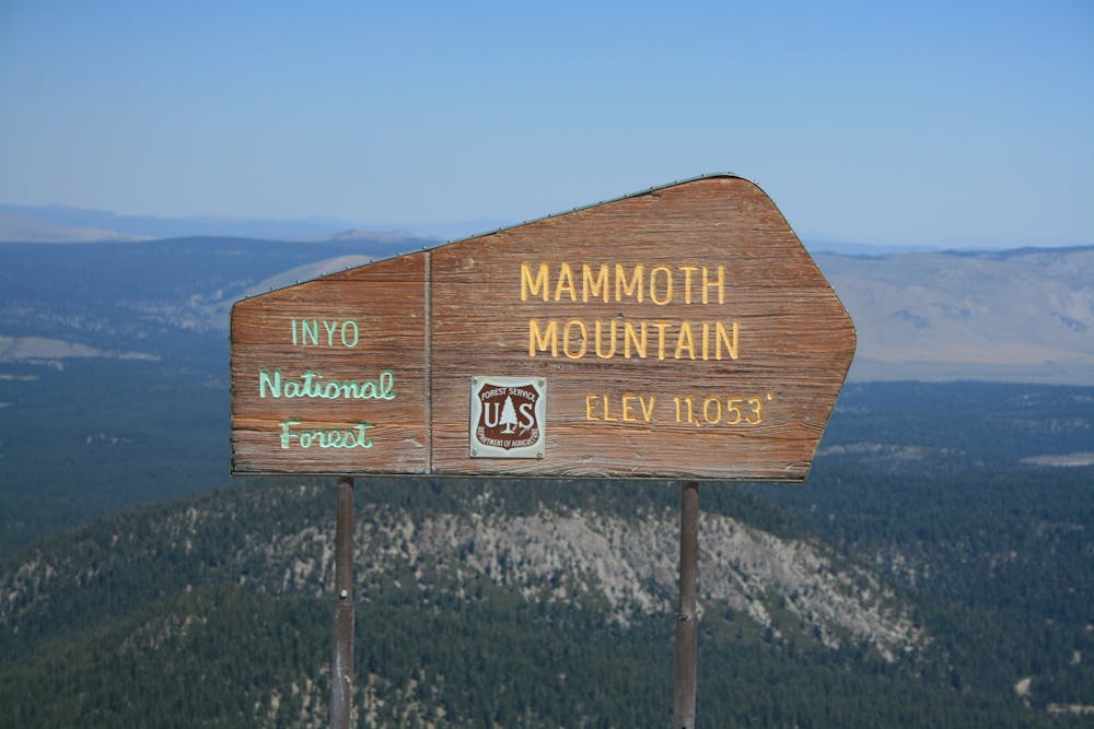 Photo from Mammoth Mountain Via Dragon's Back