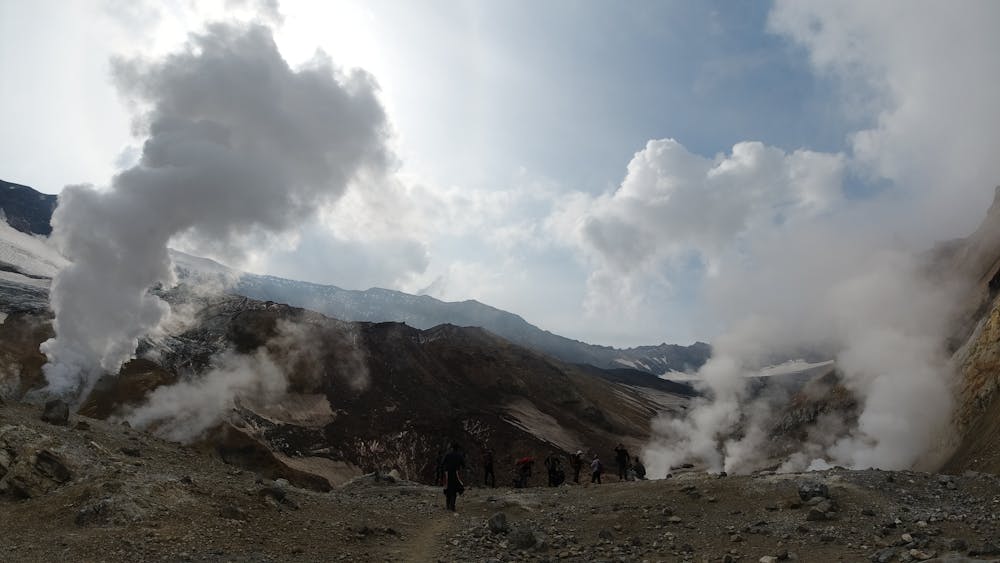 Photo from Into the crater of Mutnovsky volcano