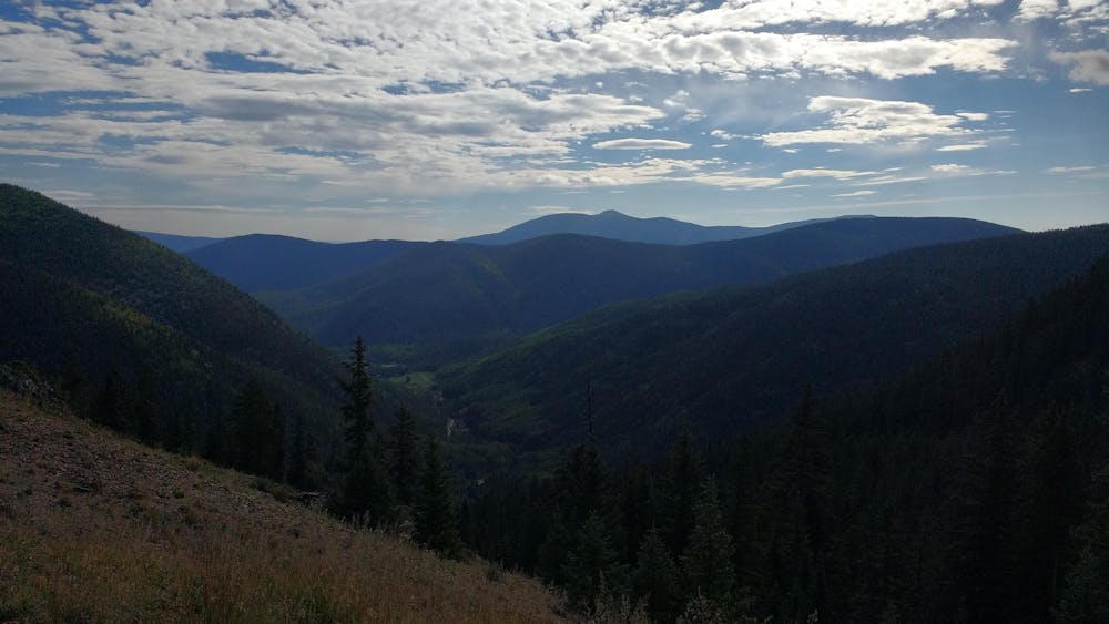 Photo from Wheeler Peak via the Bull of the Woods trail