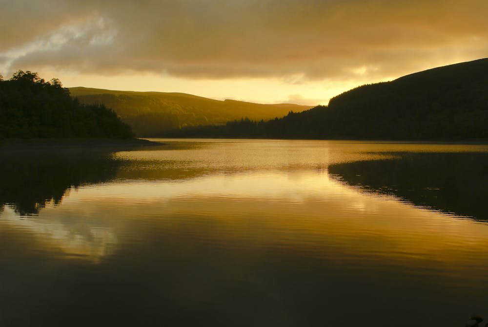Pontsticill Reservoir at dawn