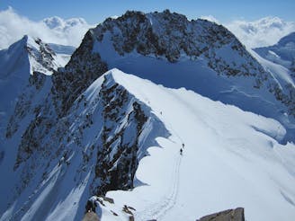 Monte Rosa Haute Route: Neue Monte Rosa Hut to Zermatt via Dufourspitze Monte Rosa
