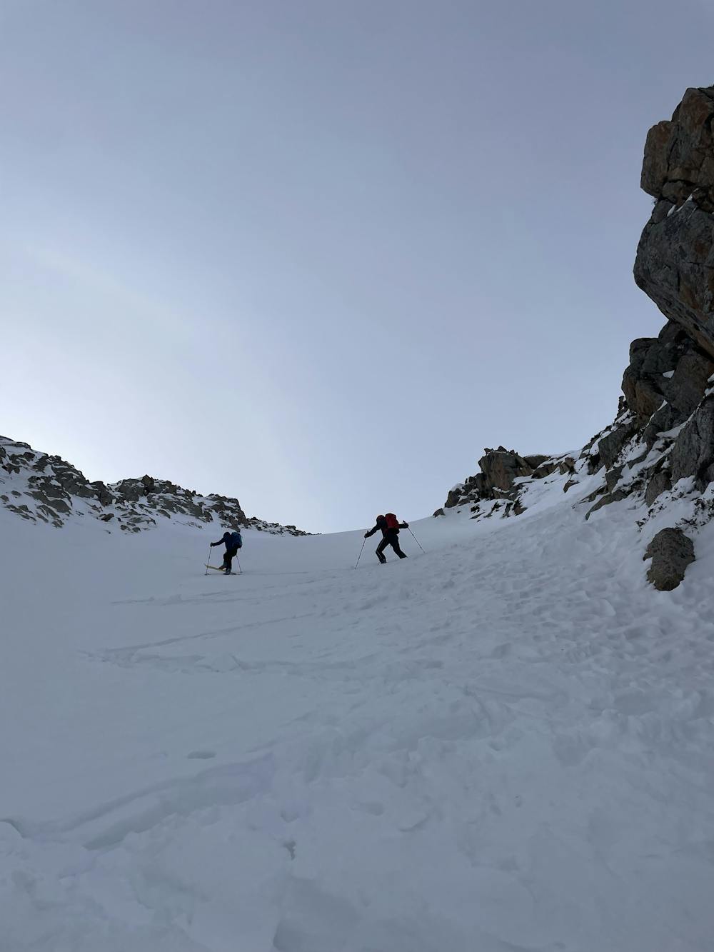 Photo from 4100m ski touring in winter near Kumtor mine