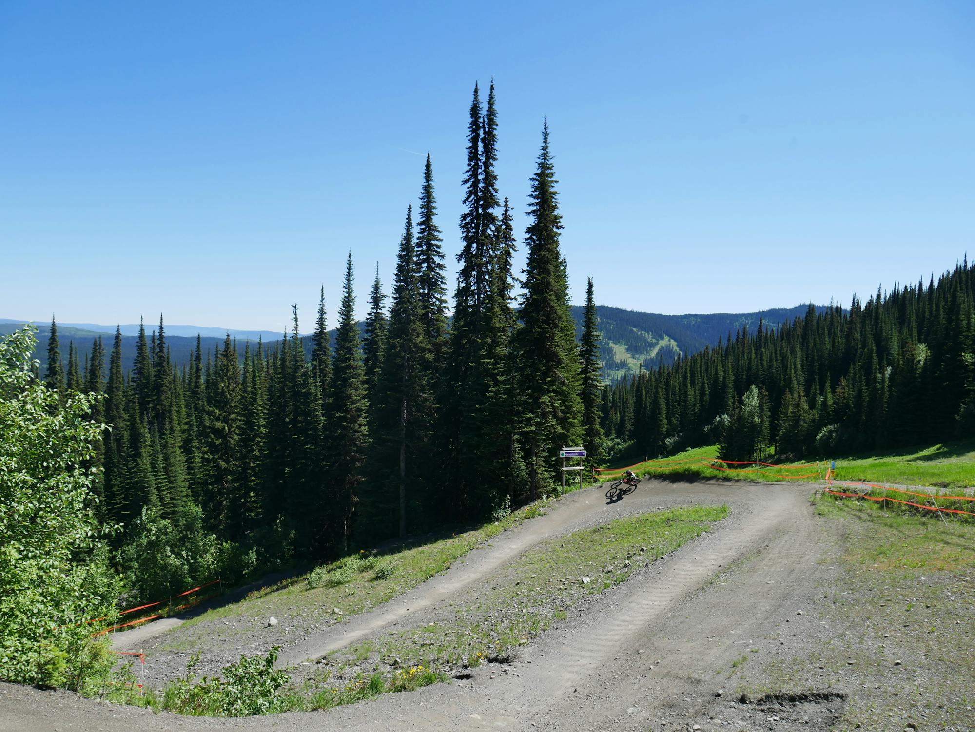 The most scenic berm at Sun Peaks?