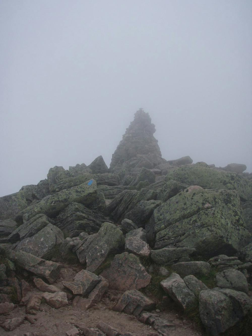 Approaching the summit of Baxter Peak