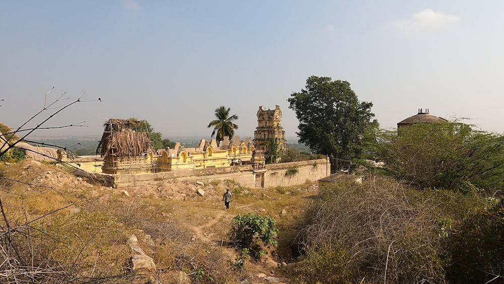 Venkataramana temple view from the initial climb