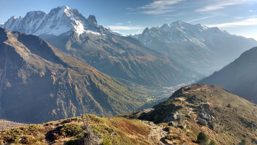 View from Aiguille des Posettes