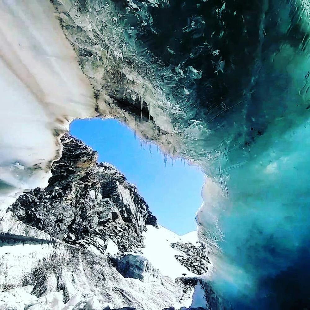 Inside the Surf Crevasse