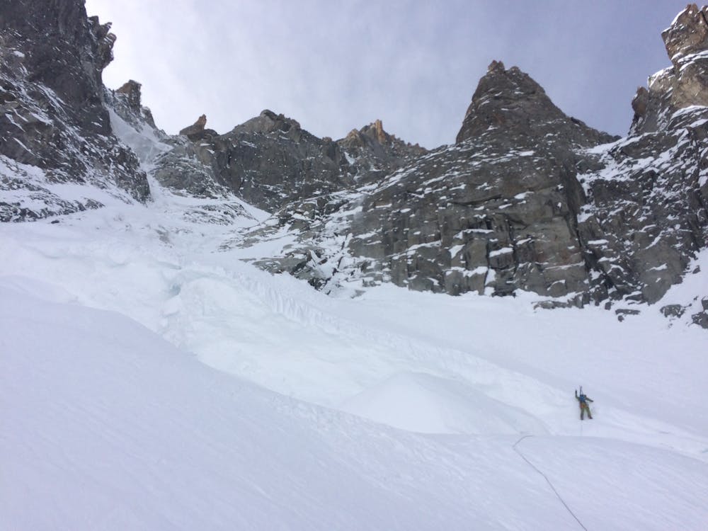 Photo from Col Armand Charlet Northeast Couloir 