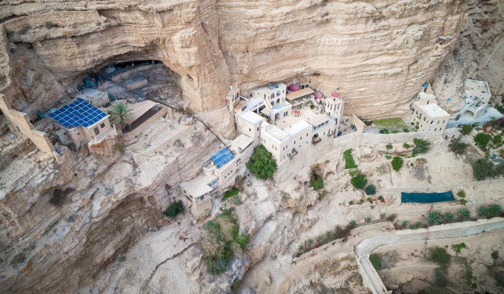 Photo from Wadi Qelt from Saint George Monastery