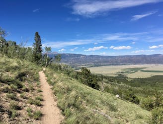 Mount Princeton Colorado Trail Out-and-Back