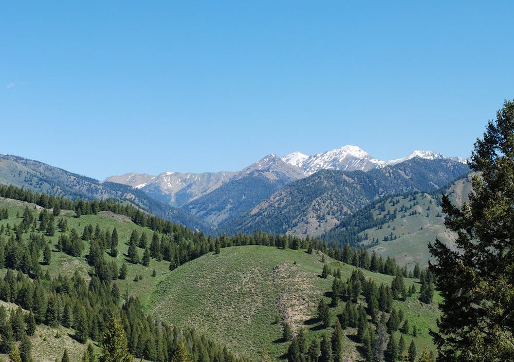 A view from Chocolate Gulch Trail
