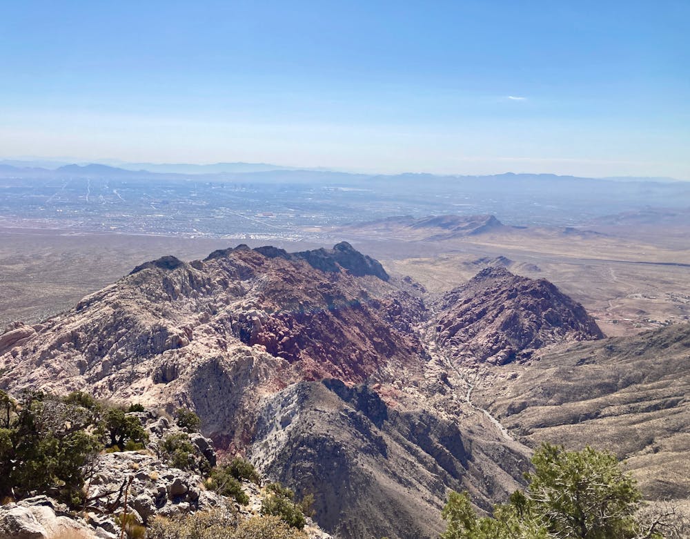View of Calico Hills below