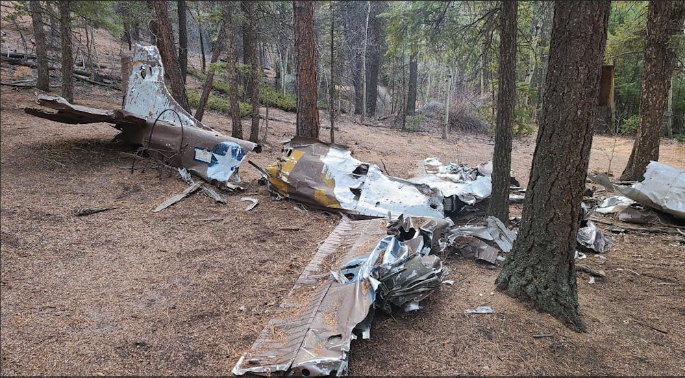 Photo from Harrison Crash Site