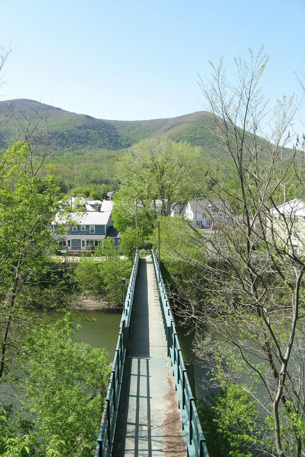 Appalachian Trail footbridge, North Adams Massachusetts