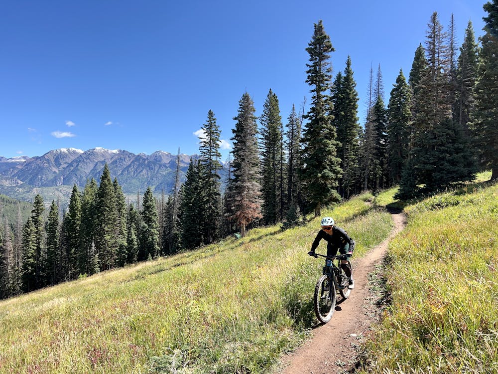 Trail: Shangri-La. Rider: Christine Henry