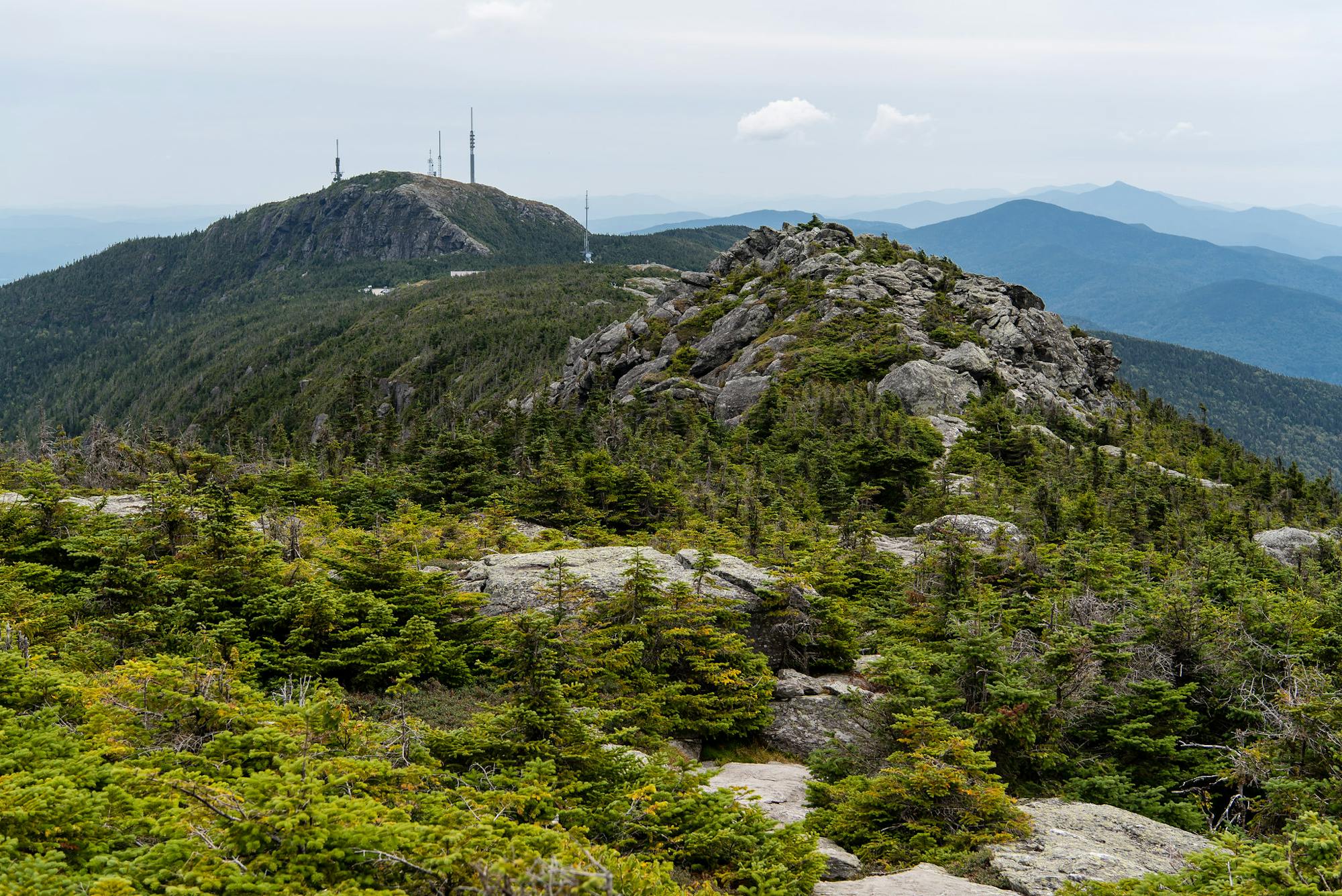 On top of Mount Mansfield