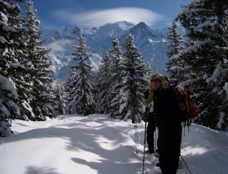Spectacular Snowshoeing Around Chamonix