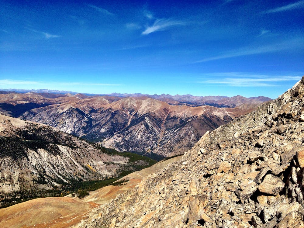 Photo from Mount Antero: Little Browns Creek