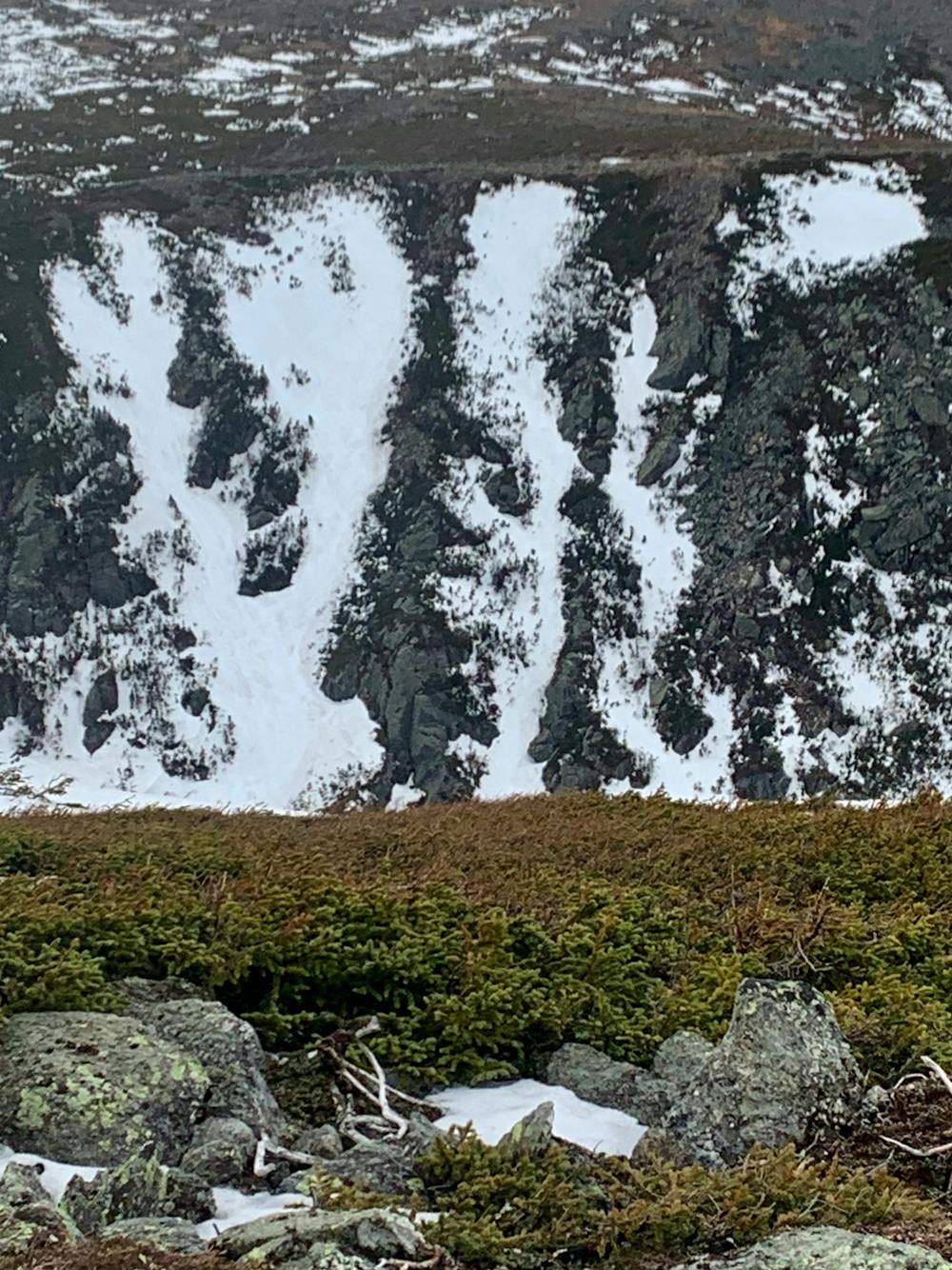 Lions Head Gully (right) and Lobster Claw (left)