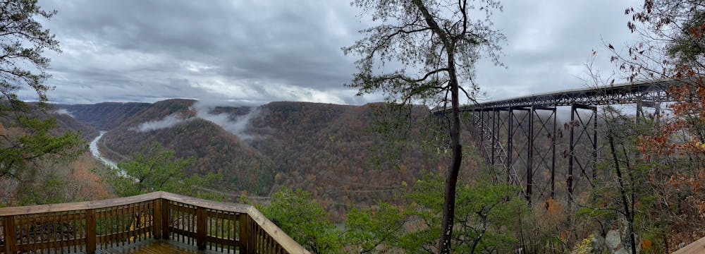 New River Gorge Overlook Panorama