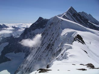 Walcherhorn from the Jungfraujoch