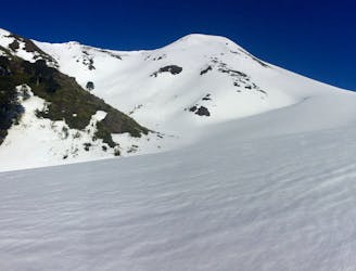 Cerro Colorado ski ascent