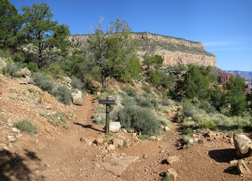 Grand Canyon National Park: Hermit Trail: Dripping Springs Junction 3792