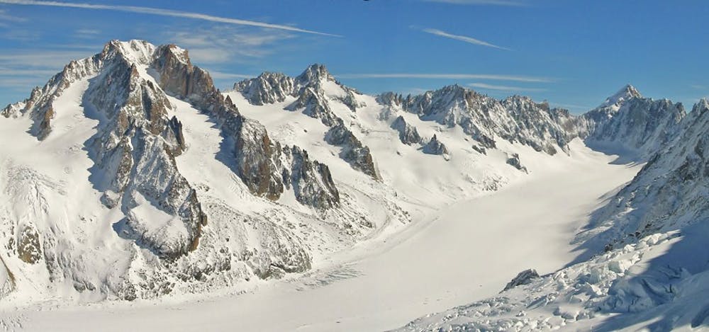Aiguille d'Argentière and Glacier d'Argentière