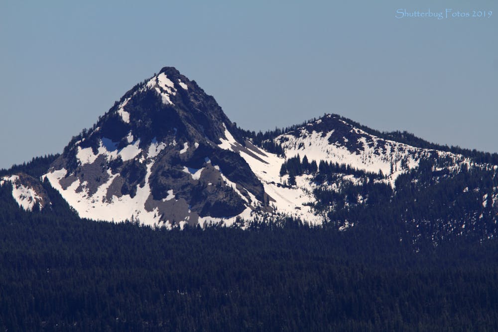 Union Peak from Crater Lake