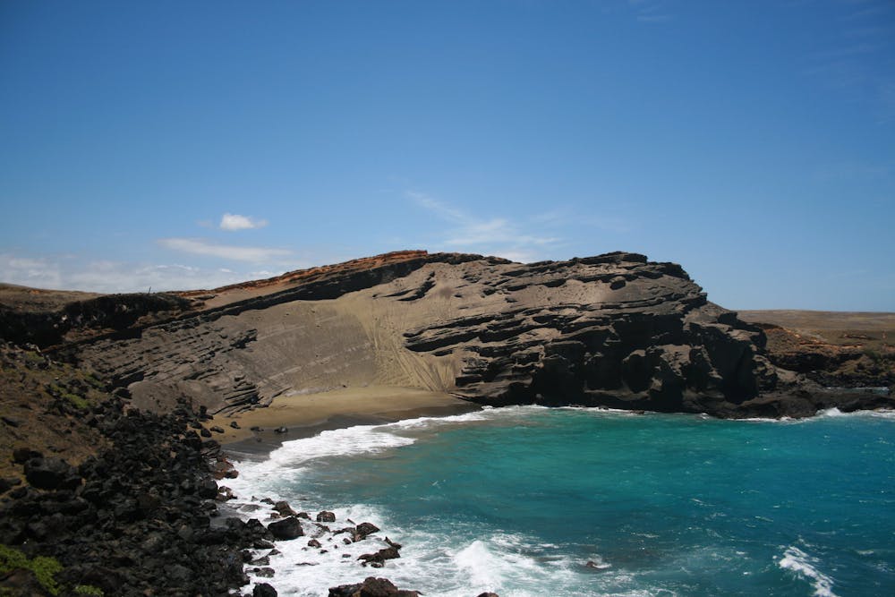 Green Sand Beach from the trail