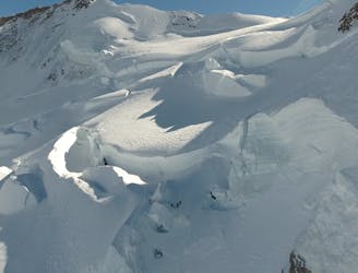Marinelli Couloir from Dufourspitze (4634m)