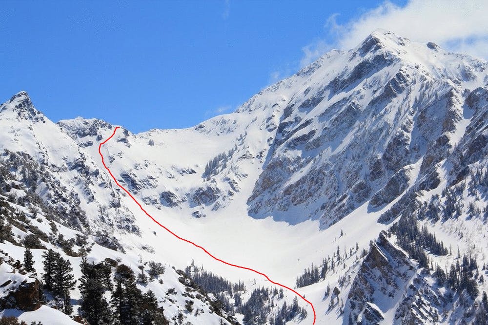 Unknown Couloir Route