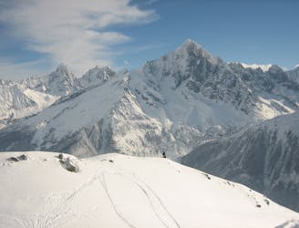 Epic Lines Opposite Mont Blanc : Ski Brévent-Flégère