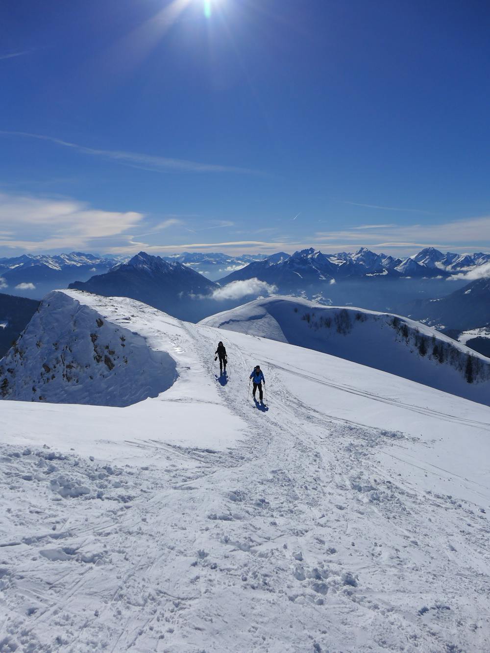 Summit Ridge of Montagne de Sulens