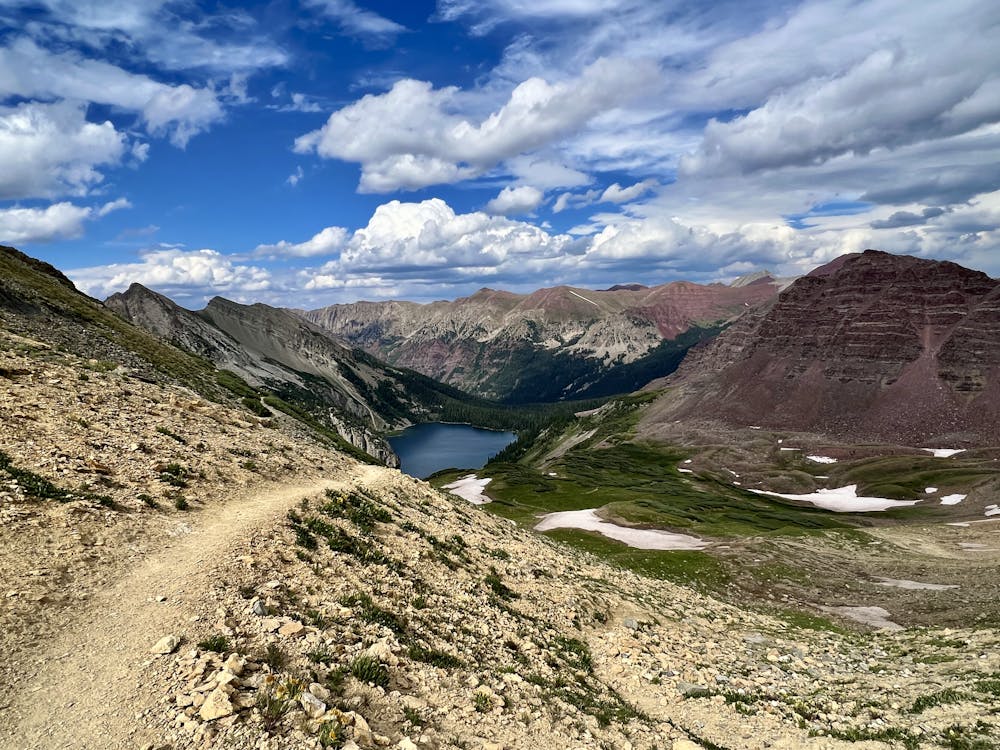 View from the top of Trail Rider Pass