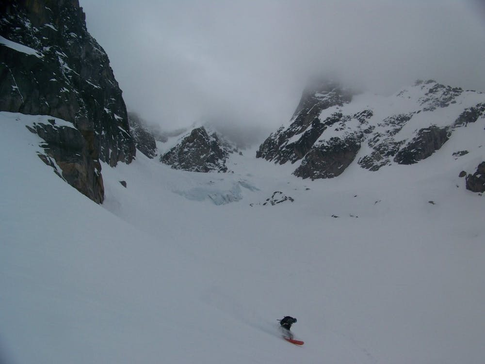 Finding Powder snow within the Sherpa Glacier Basin