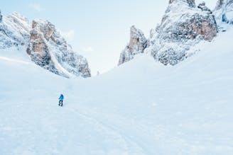 Skitour to Forcella della Neve