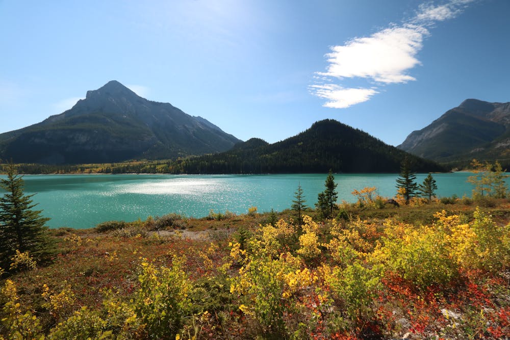 Praire view to jewell pass trails, Barrier lake, Alberta, Canada