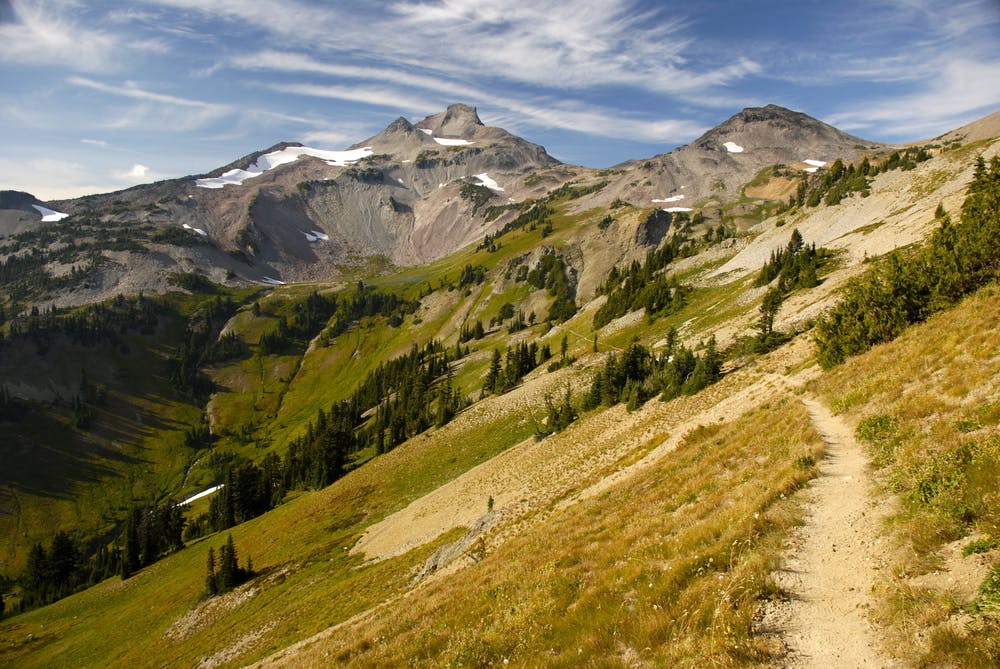 Pacific Crest Trail in the Goat Rocks